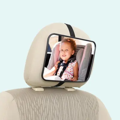 Car seat mirror for non adjustable headrest best sale