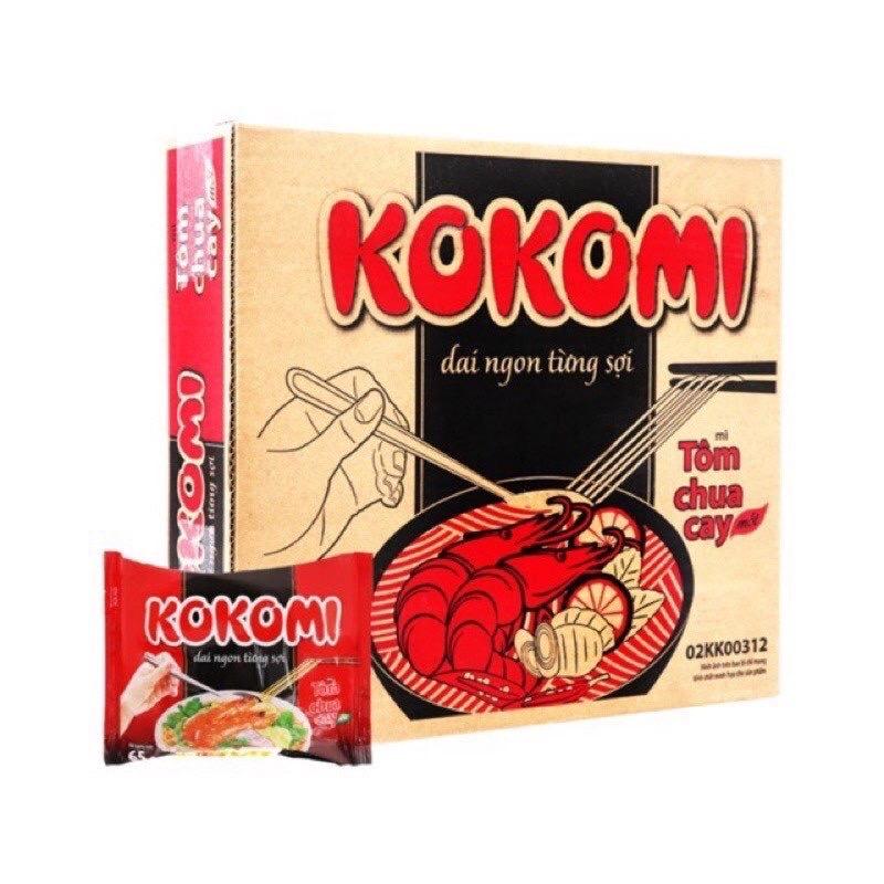  Thùng mì Tôm chua cay Kokomi 30 gói x 65g 