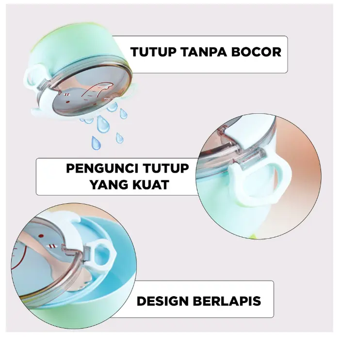 Kotak Bekal Anak | Lunch Box Set Anak | Kotak Makan Bento Anak Anti Tumpah | Kotak Bekal anak Karakter | Lunch Box Karakter | Kotak Makan Anak Karakter 5