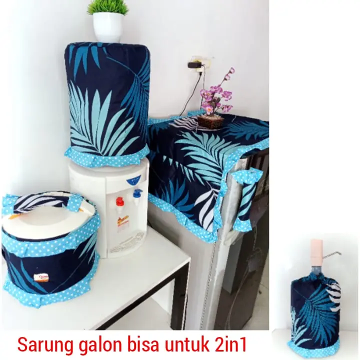 TUTUP KULKAS TUTUP GALON TUTUP MAGICOM 1 SET ANEKA MOTIF 1