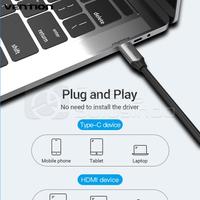 Gambar VENTION CGT USB Type-C to HDMI Thunderbolt 3 with USB Power Converter dari GASOL MALANG Kota Malang 4 Tokopedia