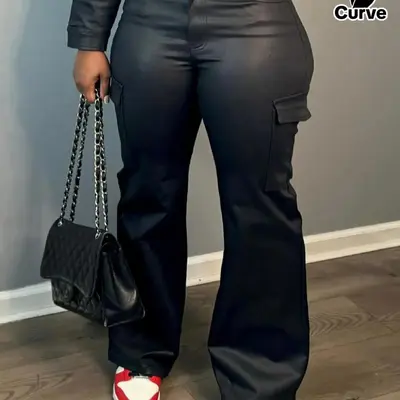 Faux Leather Pants Plus Size TikTok