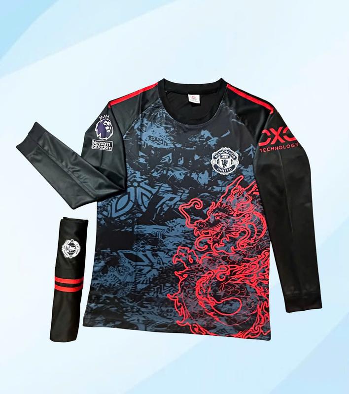  Bộ quần  bóng đá Nam-Nữ,bộ đồ đá banh-CLB  RỒNG ĐEN DÀI  vải thun lạnh,thoáng khí-LeoShop  bóng đá Sport áođábanh thậpcẩm Trang Phục  rồng đen dài  Top tay giày áo mu 