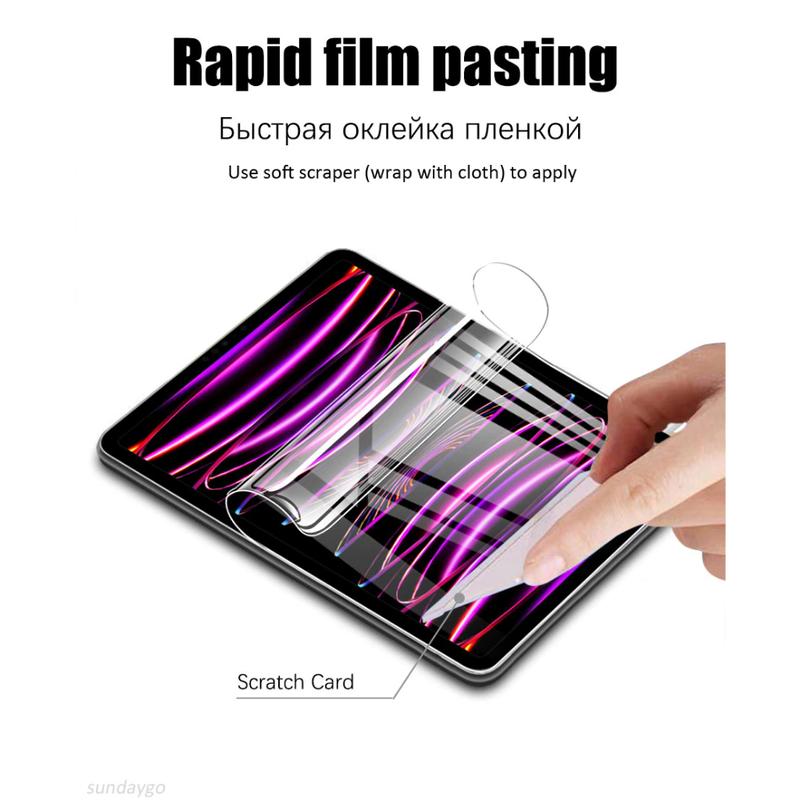 Product Introduction of For Honor Pad 9 12.1 | MagicPad 2 12.3 Matte Clear Anti Blue Hydrogel Tab Soft Tpu Film Screen Protector 5