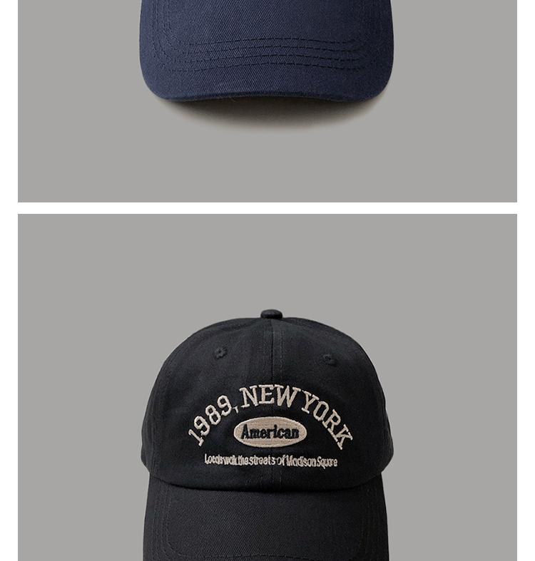 Product Introduction of Korean Retro Baseball Cap for Men & Women - Autumn & Winter Versatile Street Style with "1989" Letter Embroidery, Duckbill Hat for Summer, Couple's Design 6