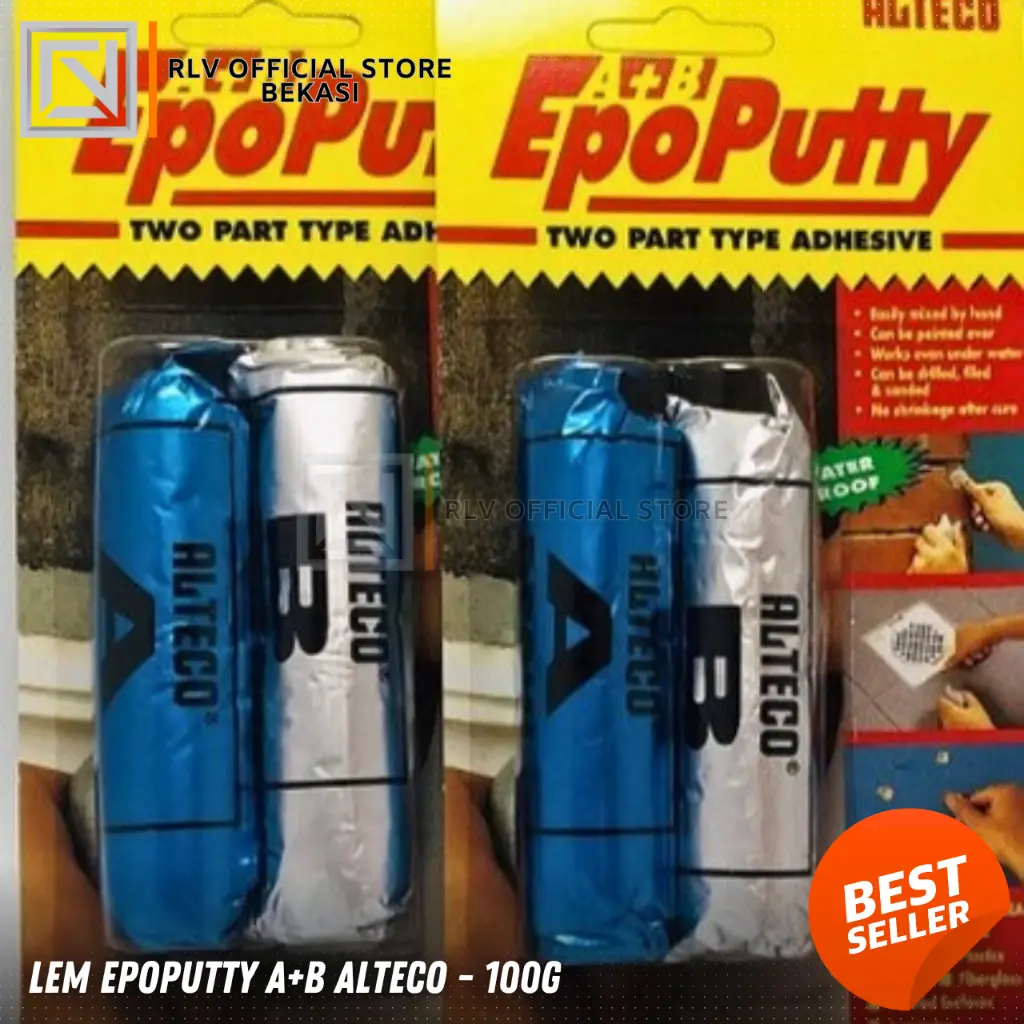 Lem Epo Putty Alteco / Epo Putty / Lem porting 100 gram / Lem porting 50 gram / Lem porting 15 gram / Premium Octane Up