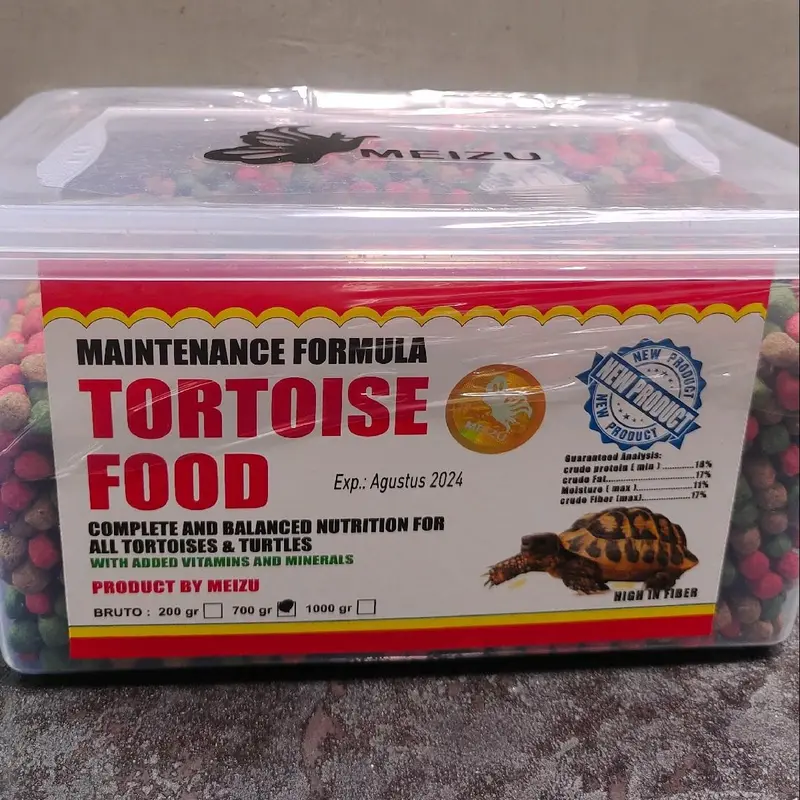 Meizu Tortoise Food/Pelet Meizu MAKANAN Kura Kura Tortoise Food 700gram 1kg 1
