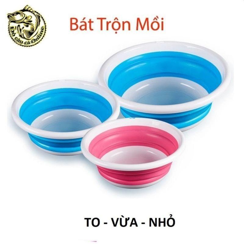 FREESHIP-Bát đựnġ mồi câu cá gấp gọn tiện lợi, khay đựnġ mồi câu Đi Câu Bắt Cá Fishing