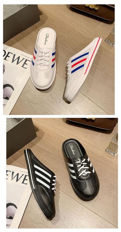 Product Introduction of รองเท้าแตะครึ่งตัวแบบผูกเชือกระบายอากาศสำหรับผู้หญิง สามารถสวมใส่ภายนอกได้ รองเท้าแตะกลางแจ้งกันลื่นใหม่สำหรับผู้หญิง ชายหาดริมทะเล อุดตันระบายอากาศ 6