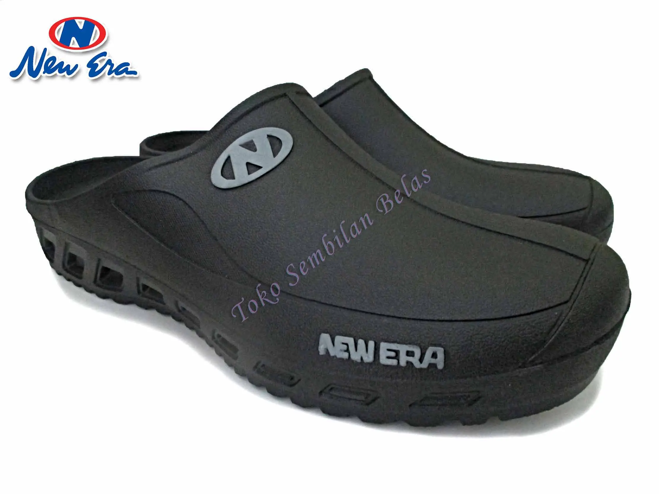 Sandal Kodok New Era/Sandal Selop/Sandal New Era/Sandal Murah/Sandal Karet/Sandal Hitam/Sandal Kodok