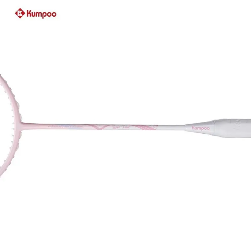 Vợt cầu lông Kumpoo LᶖghtPink, BlackPink chính hãnġ sợi carbon 4U căng sẵn 10.5kg công thủ toàn diện phân phối độc quyền Cán Vợt Sport Chống Trơn kumpoo lightpink 8