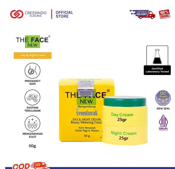 Paket 3in1 THE Face Cream Temulawak dan Tamanu RNL  10 ml Perawatan Wajah 2