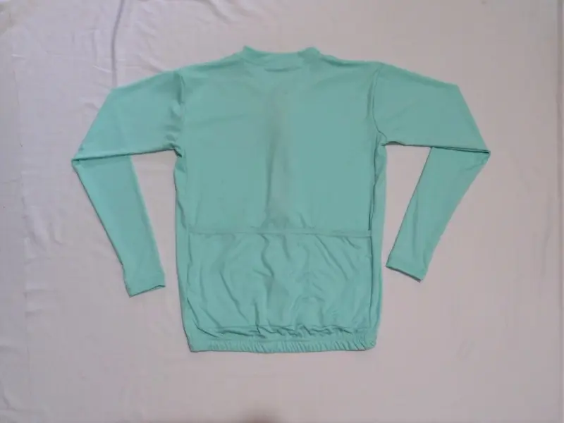Jersey Sepeda Aero Roadbike / Baju Sepeda Lengan Panjang  - Marble Biru Tosca Uniseks Pria Wanita Nyaman 2