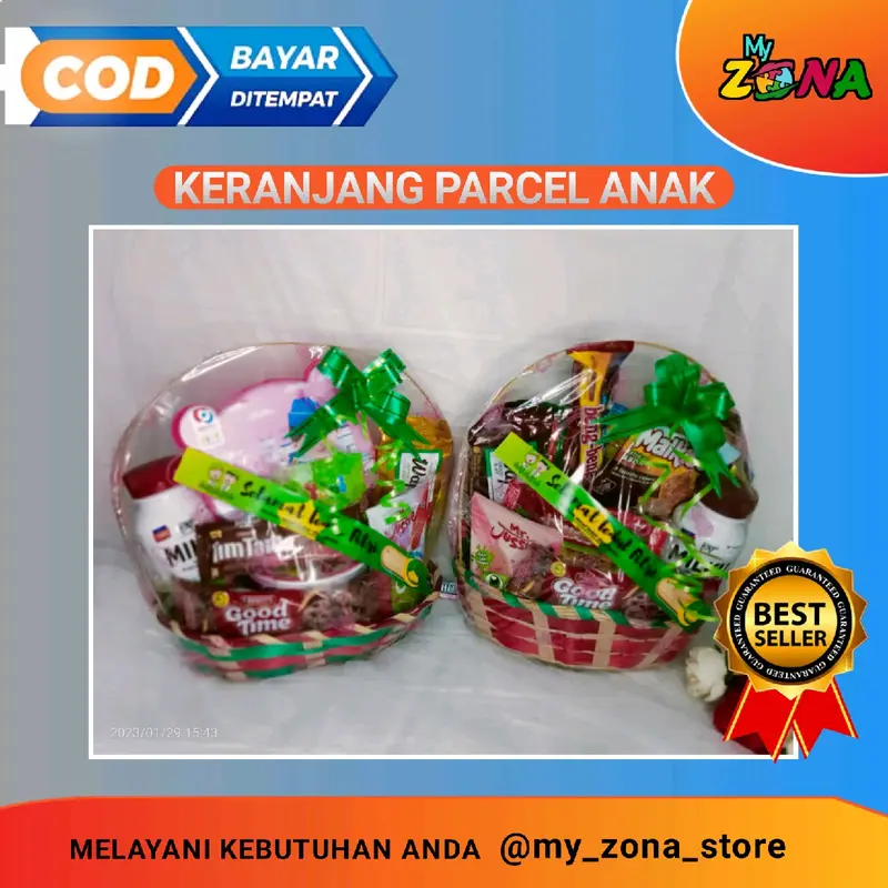 Keranjang Parcel Mini Harga Satuan untuk Hampers Lebaran Anak 0