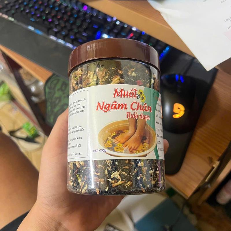 Muối ngâm chân thảo dượċ Chống lạnh chân, tê chân, khử mùi hôi chân 5
