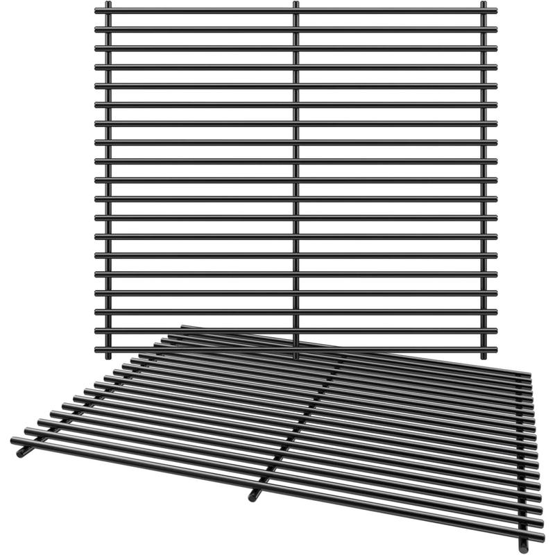 TikTok Shop Porcelain grates Nexgrill 8100029 Barrel Charcoal with Smoker Grid Replacement Parts 15.15 x27.1 Pack