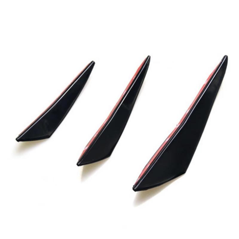 Product Introduction of 6 Pcs Car Spoiler Splitters Decorative Protect Vehicle Edge Car Tuning Canard Universal Front Bumper Lip Car Accessories 10