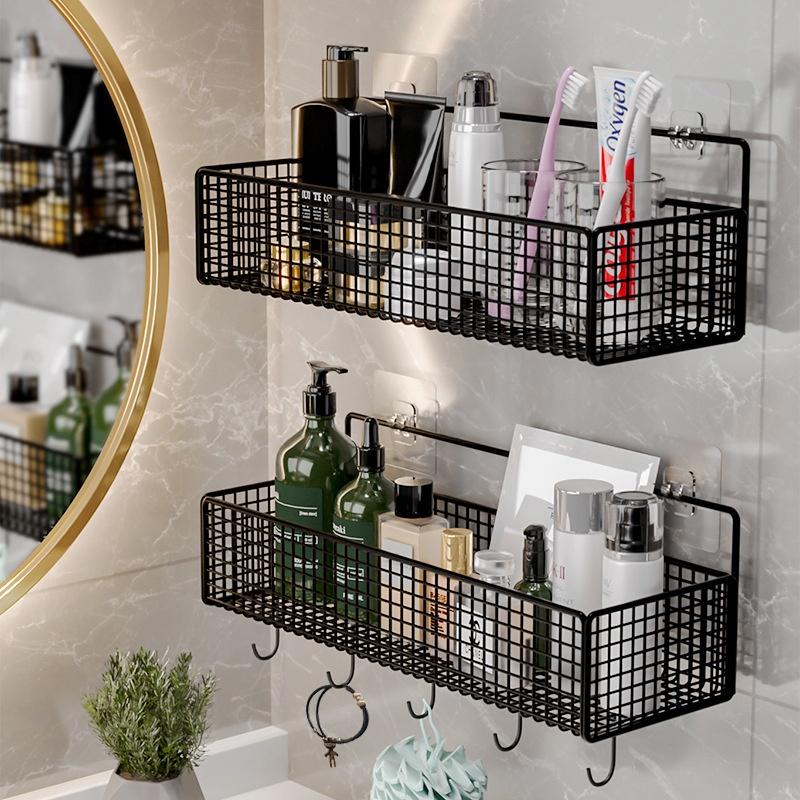 Kệ 3 Ngăn Đựng Gia Vị Hành Tỏi Đồ Khô Tiện Lợi-Kệ Để Đồ Nhà Bếp, Nhà Tắm Đa Năng Dán Tường Siêu Chắc Không Cần Khoan Đục 6