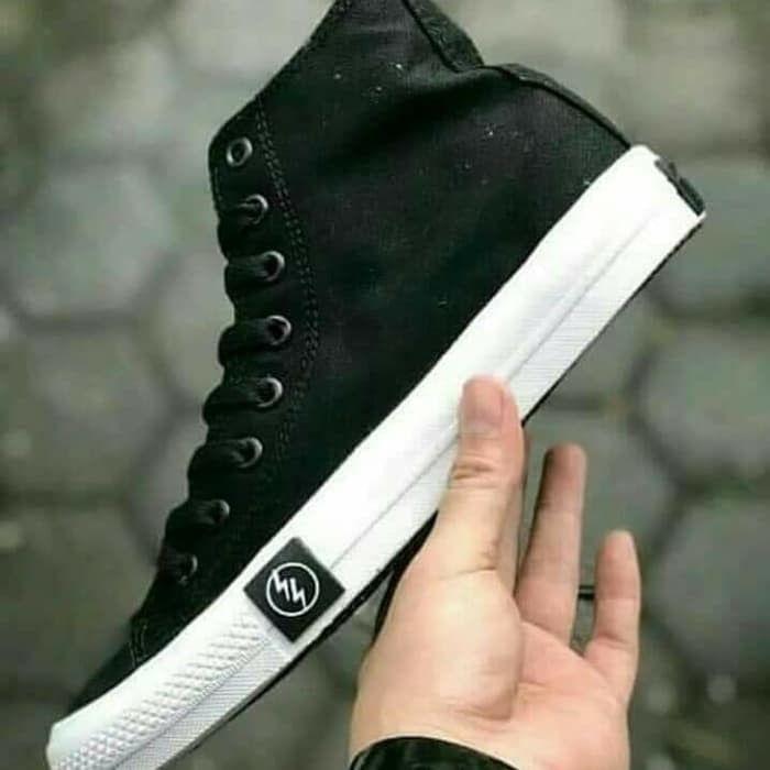 Sepatu allstar Sneakers Canvas Model Terbaru 2024 Untuk Pria Wanita Warna Hitam sepatu convers Sepatu cowo keren buat gaya Casual Shoes Kerja 2