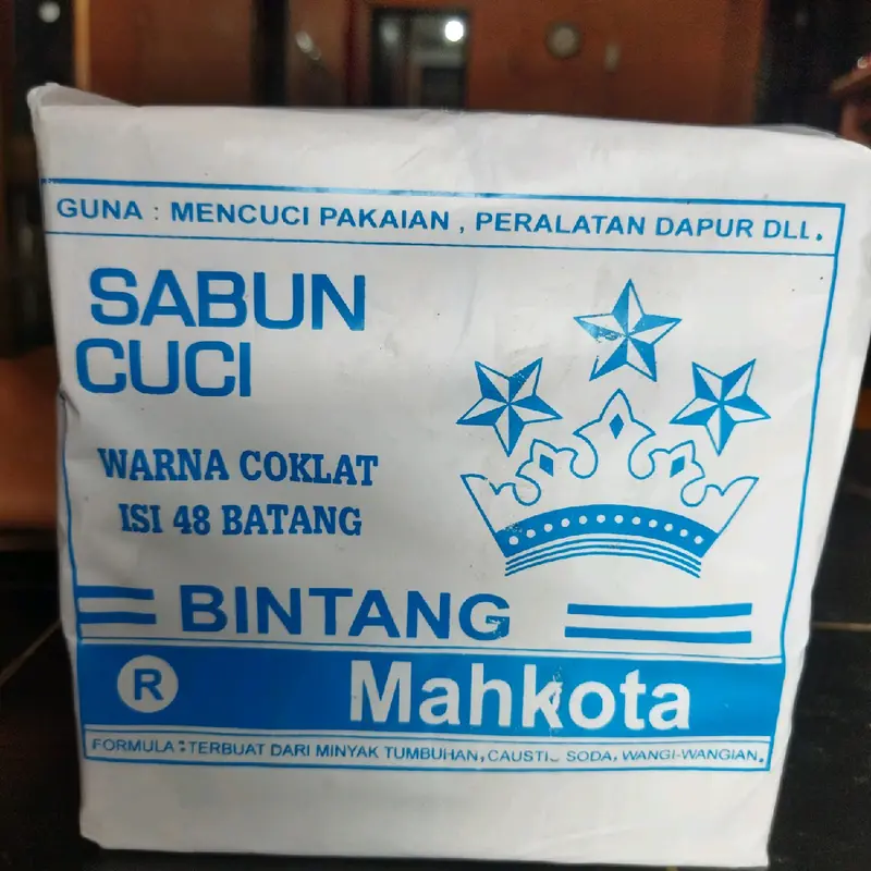 HARGA 1 ball isi 6pack 48pcs Sabun Cuci Bintang Mahkota pembersih multiguna Anti bakteri 3