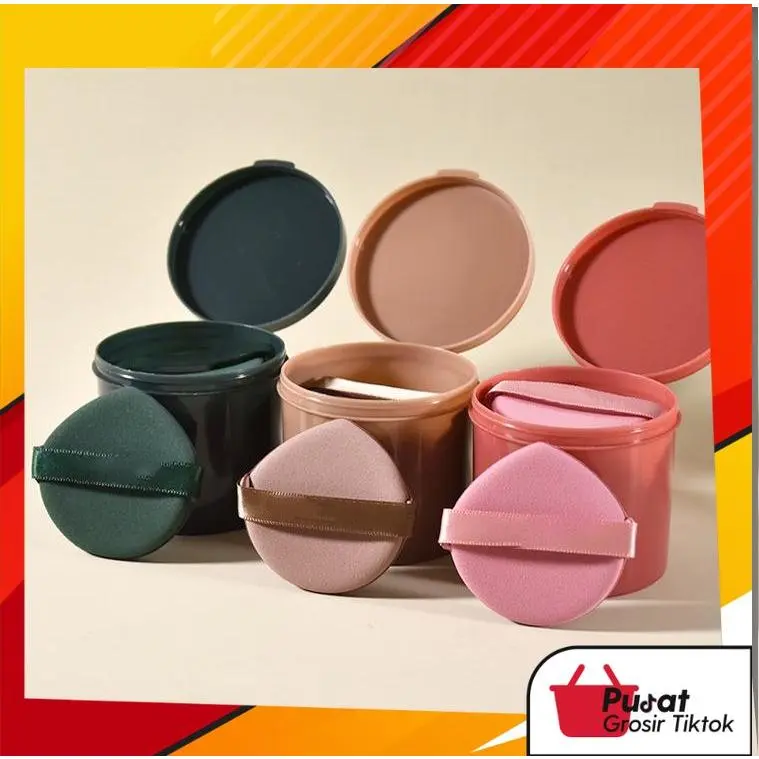BISA COD K5487 Spons Makeup 7 in 1 / Spons Bedak Make Up / Spons Make Up Set Blender Wajah