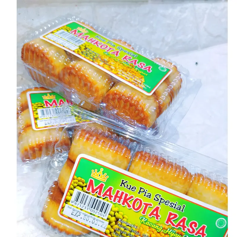 PIA KACANG IJO KUPAS BASAH AWET MAHKOTA / PIA MAHKOTA KACANG HIJAU / PIA KACANG HIJAU / KUE PIA KACANG HIJAU KUPAS 0