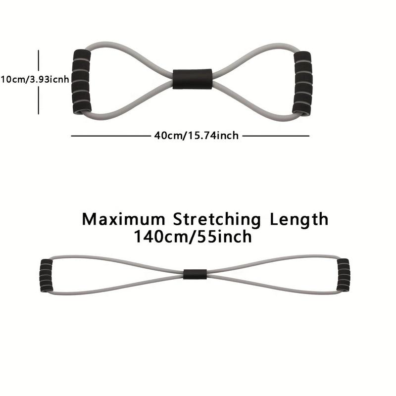 Strength Training 8 Shaped Resistance Band, Thickening Tension Rope, Portable Fitness Equipment For Home Gym Workout, Gymtok 1
