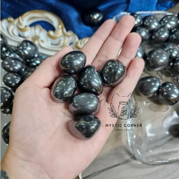 Tumbled Hematite, đá thanh tẩy, bảo vệ bản thân và tâm trí, đá thạch anh, phong thủy 2