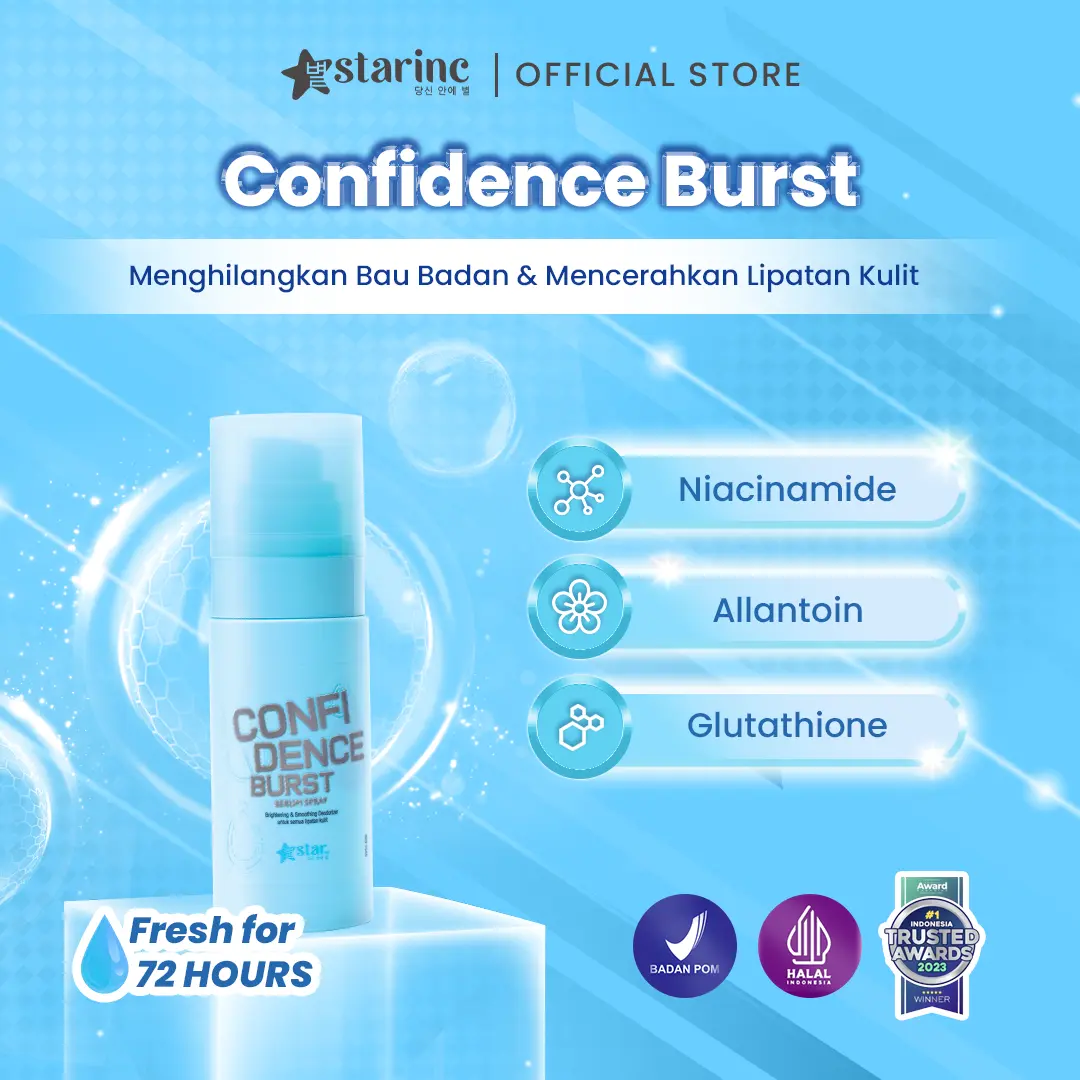 Deodorant Serum Spray Confidence Burst STARINC 60 ml