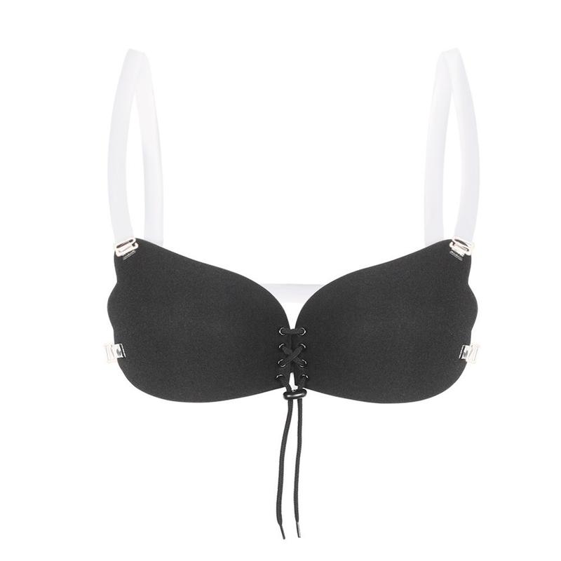 Product Introduction of 2025 New invisible NuBra butterfly backless Magic silicon cup A-F adhesive bra Push Up bras Strapless 19