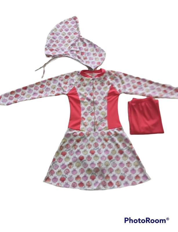 Baju Renang Muslim Motif Anak usia 3 tahun sampai 12 tahun Warna Motif Random Ya Kakak !!!! Sport 3