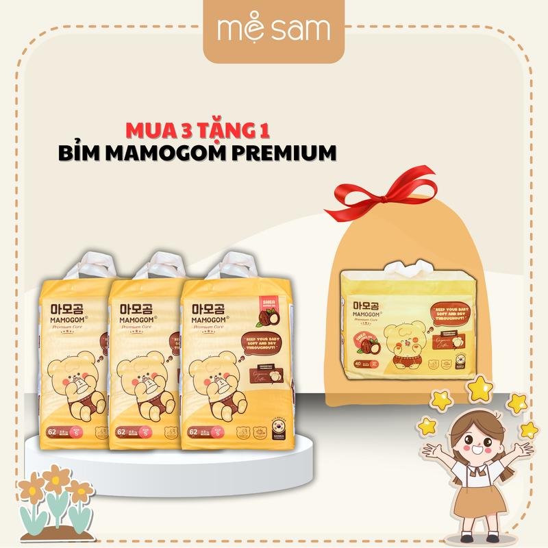 [MUA 3 TẶNG 1] Combo 3  bỉm MAMOGOM PREMIUM(MẪU MỚI)