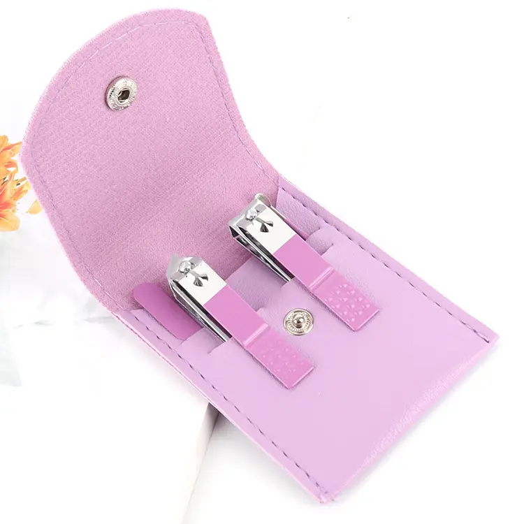 Bộ Dụng Cụ Cắt Móng Tay Bằng Thép Không Gỉ, 4 Món, Kiểu Mặt, Gói Có Thể Gập Lại, Làm Móng Tay Và Cắt Móng Tay Tại Nhà, Bộ Dụng Cụ Làm Móng, Hàng Mới Về 2