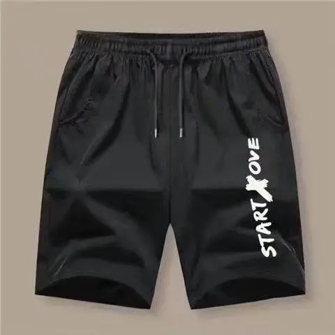 Quần Soóc Thể Thao, Dáng Rộng Thường Ngày Eo Co Giãn, Quần Short Túi Hộp, Chất Lượng Cao, Quần Áo Nam, Quần Soóc Đi Biển, Quần Áo Nam