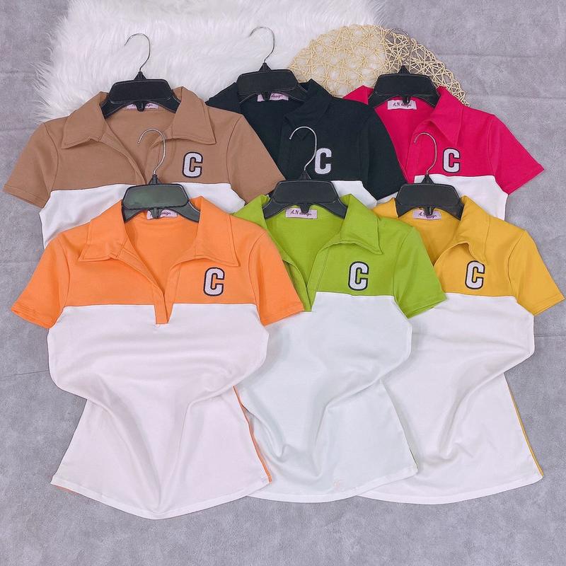 Áo thun ôm borip cổ trụ chữ c fom dưới 52kg