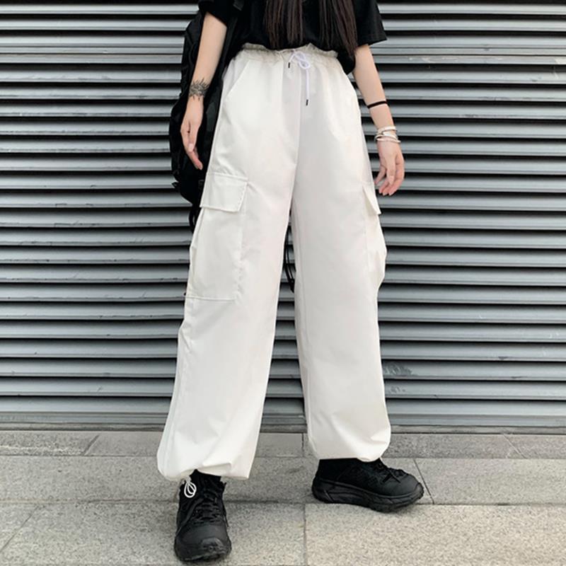 Quần Dài Yếm Trắng, Thương Hiệu Hợp Xu Hướng Đường Phố Thời Trang Hip-Hop, Phong Cách Cổ Điển Dễ Phối Đồ Dành Cho Nam Và Nữ 4