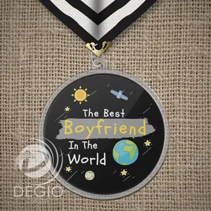 Medali hadiah ulang tahun pacar Best Boyfriend Ever