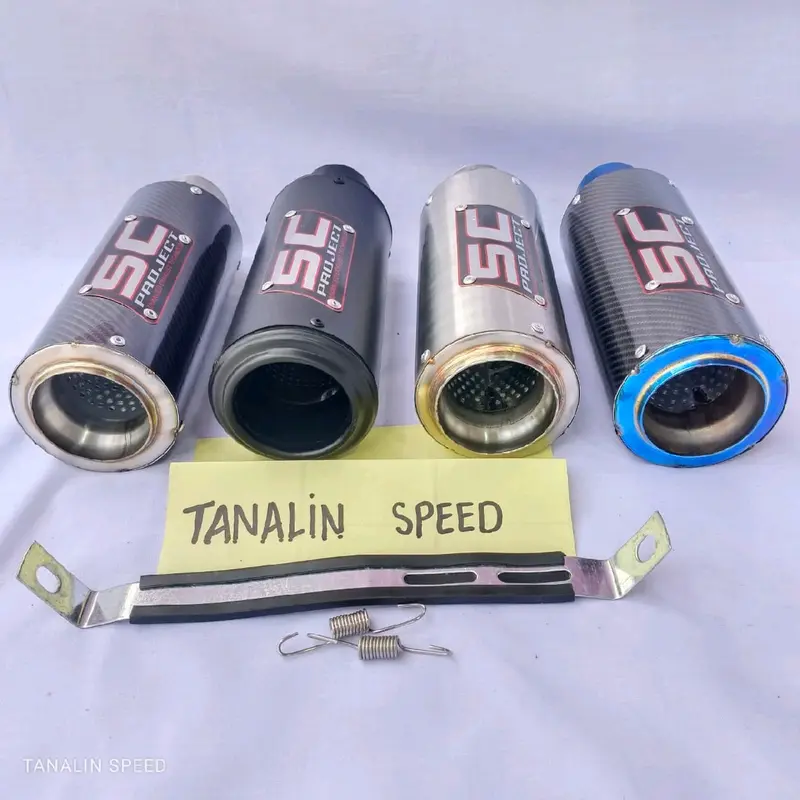 silincer knalpot sc project inlet 50mm Motor Motorcycle 2