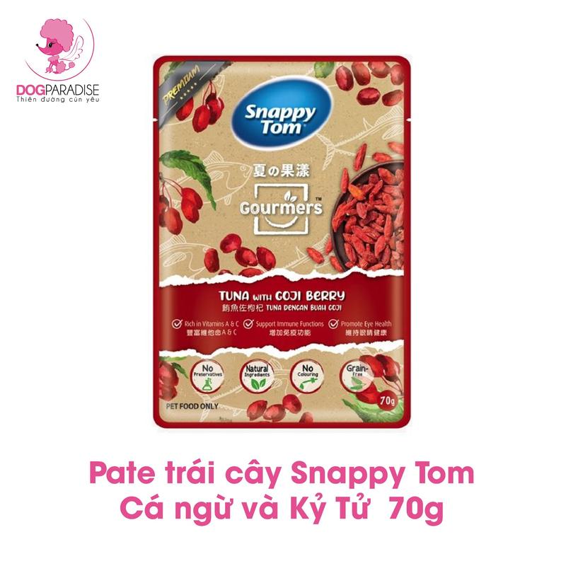 Product Introduction of Pate giá rẻ cho mèo Snappy Tom vị trái cây 70gr - Dog Paradise 4