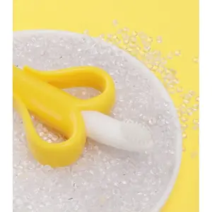 Theeter Silikon Pisang/ Gigitan Bayi Sikat / Empeng Sikat