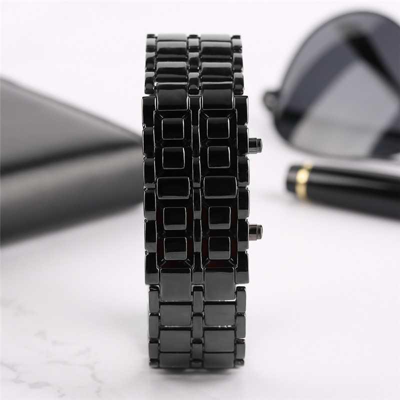 Tiktak Jam Tangan LED Digital Lava Chain Unisex - TK-4 5