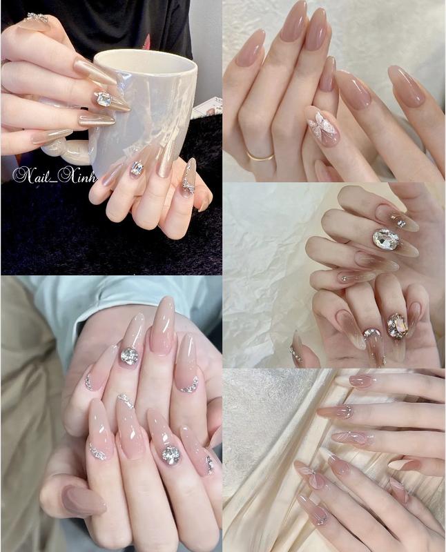  NAIL__XINH TỔNG HỢP CÁC FORM MÓNG OVAN,NHỌN VỪA NHỌN DÀI FORM BẦU NHON NHÀ NAIL__XINH NAIL BOX Women Nữ 