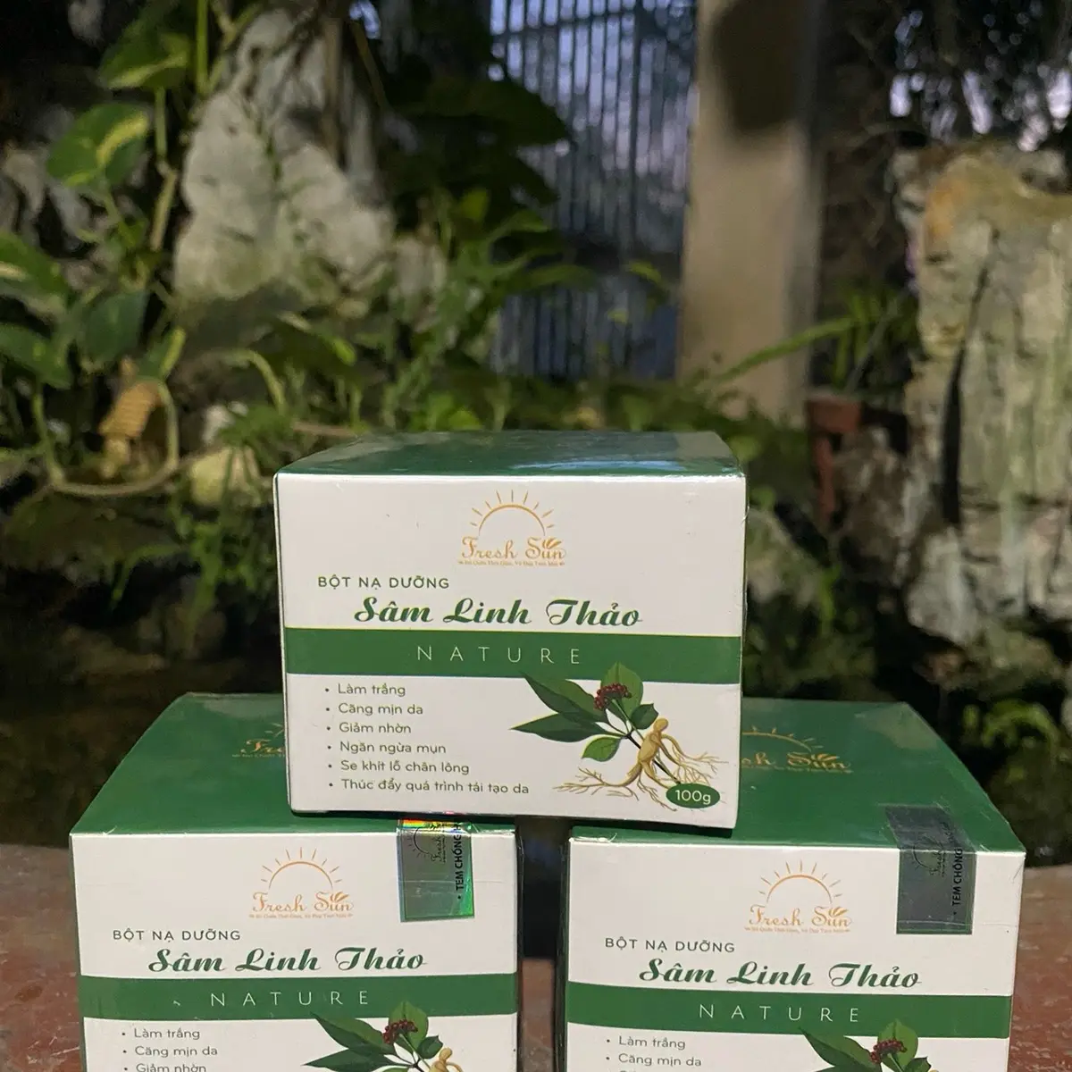 Combo 3 hộp bột nạ SÂM LINH THẢO 480k