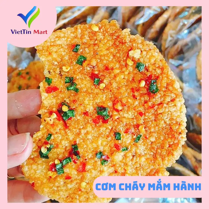 Cơm cháy mắm hành siêu ngon cay nhẹ_1KG VietTin Mart 3