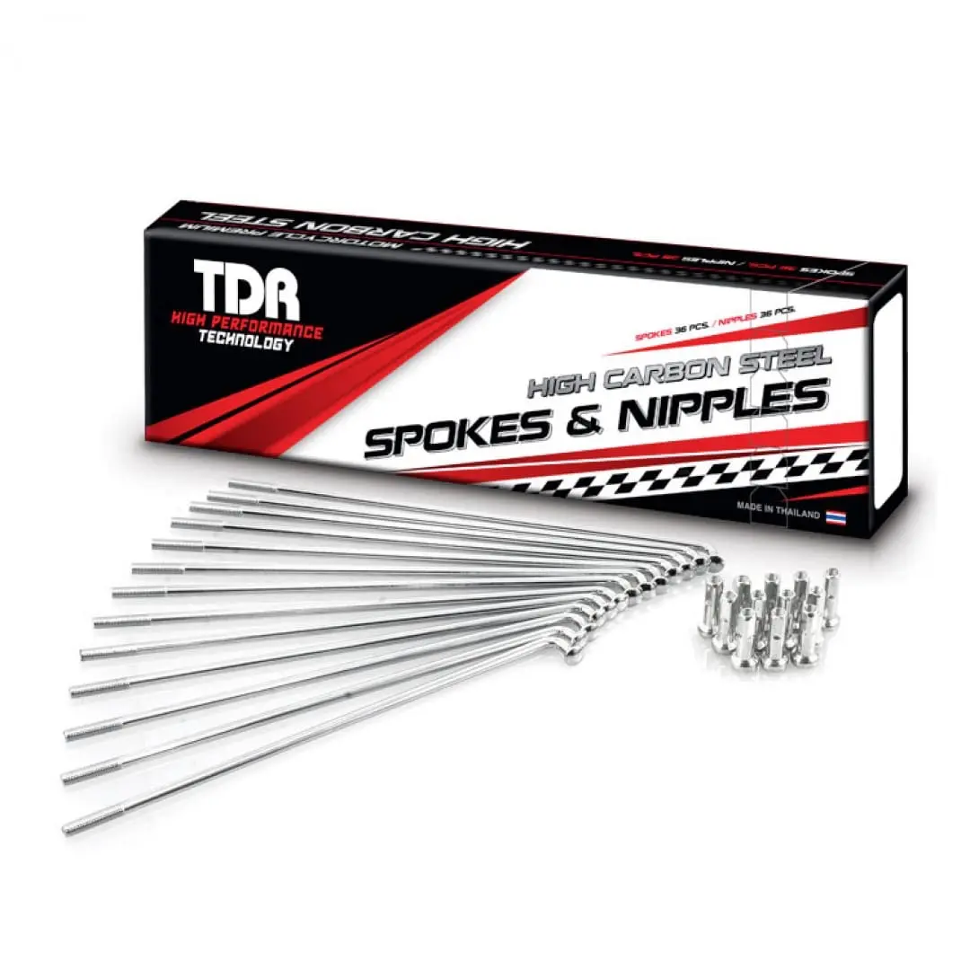 Ruji jari jari spokes tdr chrome termurah