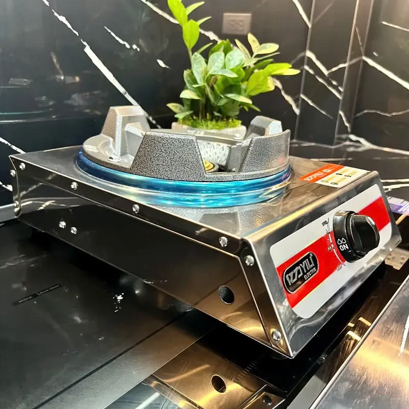 Bếp gas Công Nghiệp từ 1 họng đến 3 họng 2 chế độ (lửa nhỏ + khè lớn) 5