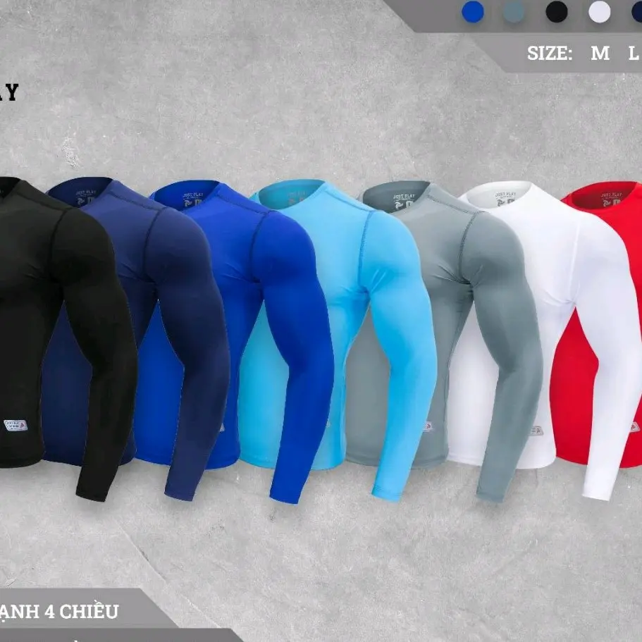 Áo Lót BODY Tay Dài, Vải Thun Lạnh 4 Chiều