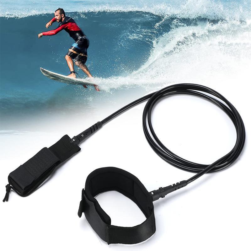 Product Introduction of Surfboard Leash Straight TPU Surf Leash Foot Ropes Ankle Strap for Paddle Stand Up Board Sup 14