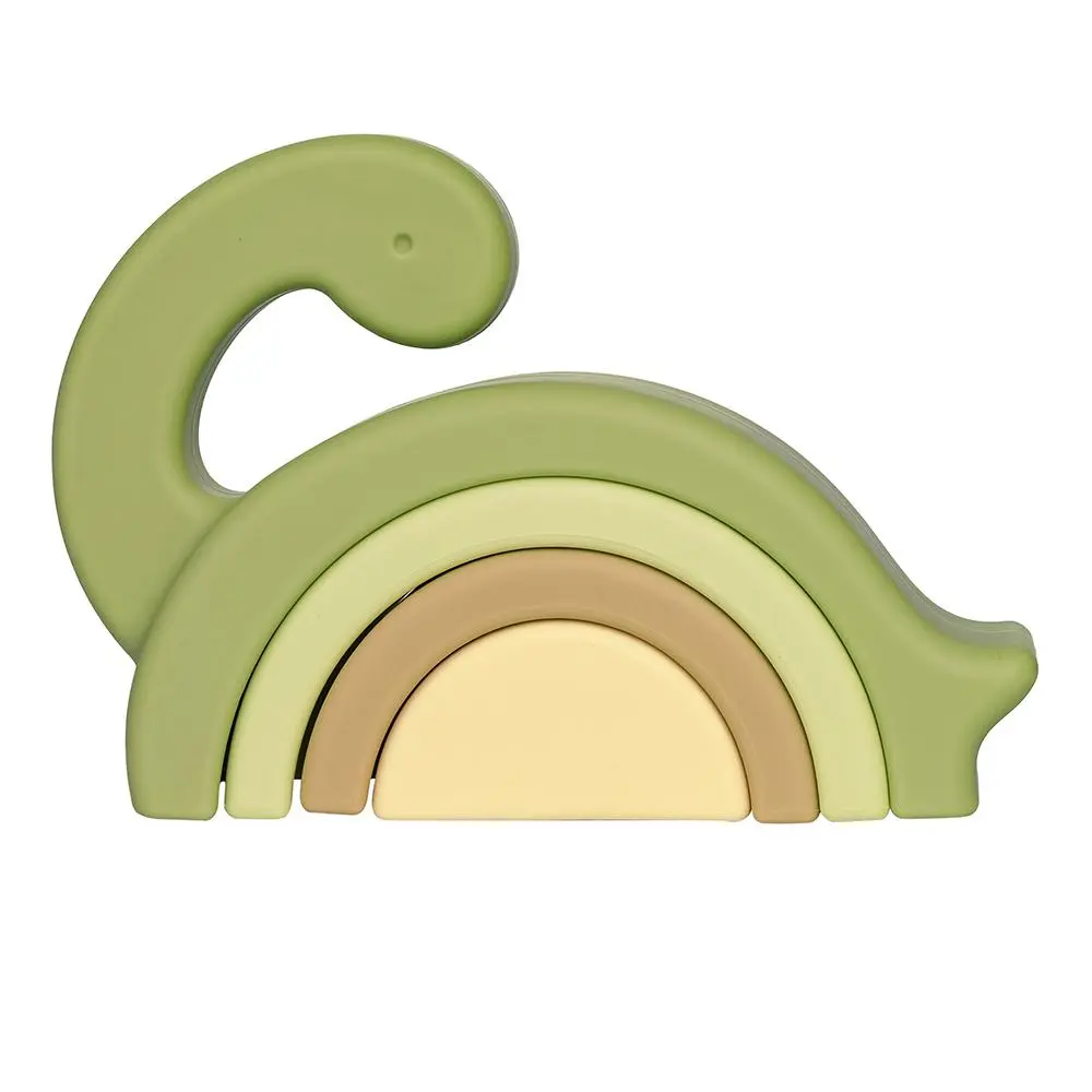 Cute Dinosaur Stacking Block Toy, Colorful Stacking Block Toy, Stacking Toy As Gift