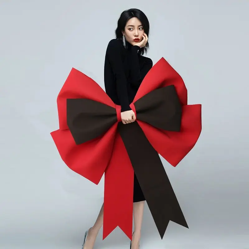 Trang Trí Tường Nền, Nơ Siêu Lớn, Gói Vật Liệu Tự Làm, Thích Hợp Cho Cửa Hàng Và Đám Cưới, Người Nổi Tiếng Trên Internet Khổng Lồ Phong Cách Ins, Nơ Lớn Decor Decor Decor Decor Phòng 1